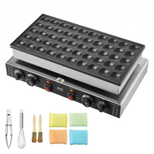 Mini Dutch Pancake Maker 50PCS 43mm Diameter Dorayaki Baker Machine 1700W