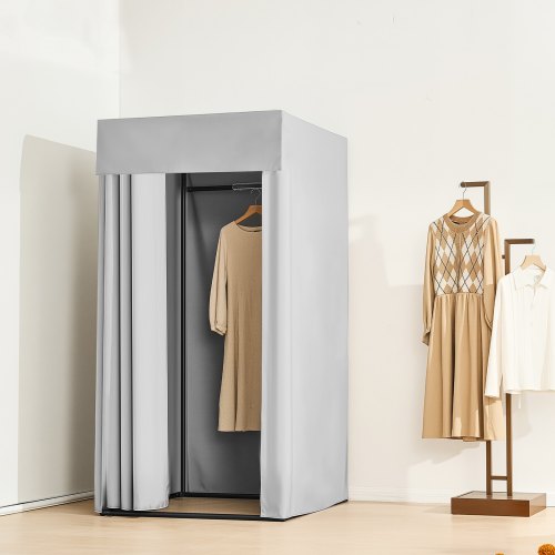 Fitting Room Dressing Room with Thick Polyester Curtains Privacy Space