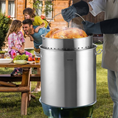 Stainless Steel Stockpot 100 Quart Large Cooking Pots Cookware Sauce Pot