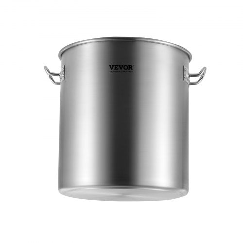 Stainless Steel Stockpot 24 Quart Cooking Pots Cookware Sauce Pot with Lid