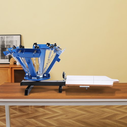 4 Color 1 Station Screen Printing Machine 212x177in 54x45cm Screen