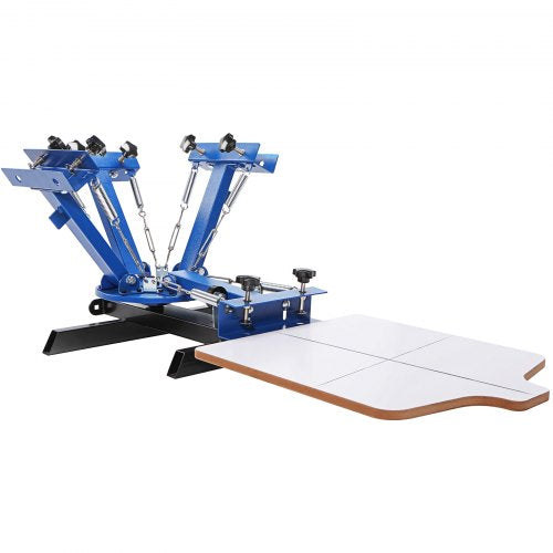 4 Color 1 Station Screen Printing Machine 212x177in 54x45cm Screen