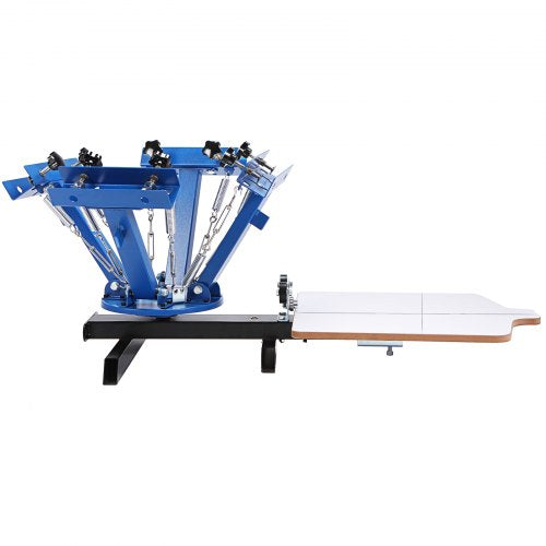 4 Color 1 Station Screen Printing Machine 212x177in 54x45cm Screen