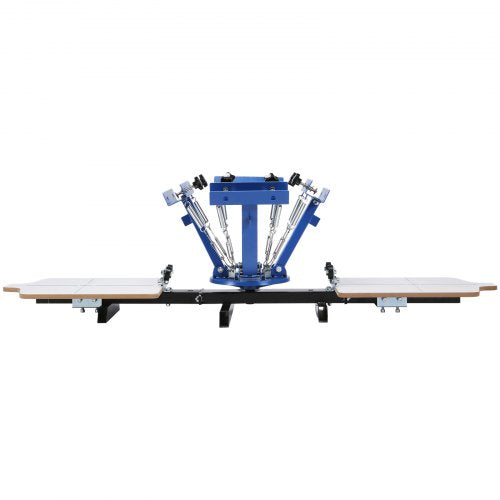 Screen Printing Machine 4 Color 2 Station 360° Rotable Silk Screen