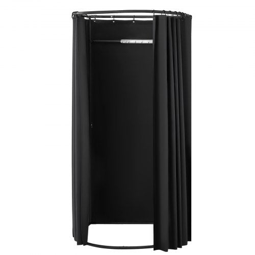 Fitting Room Portable Dressing Room with Thick Polyester Curtains Privacy