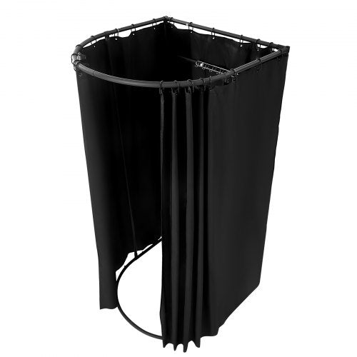 Fitting Room Portable Dressing Room with Thick Polyester Curtains Privacy