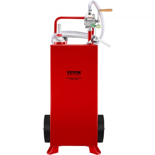 30 Gallon Fuel Caddy Fuel Storage Tank on 2 Wheels Portable Gas Caddy