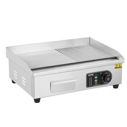 Commercial Electric Griddle 1600W Countertop HalfFlat Top Grill 122572