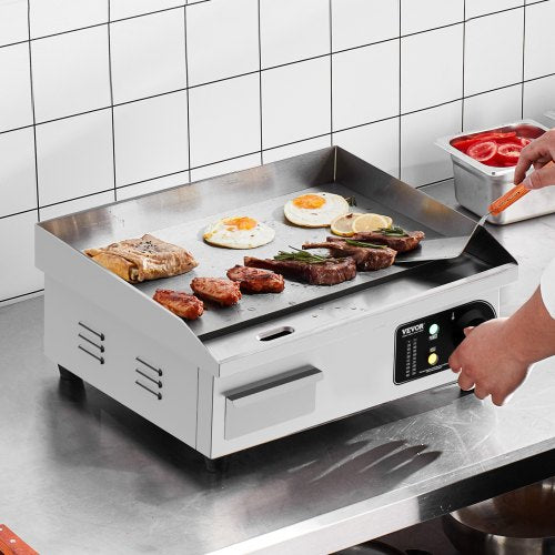 Commercial Electric Griddle 1700W Countertop Flat Top Grill 122572