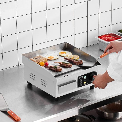 Commercial Electric Griddle 1700W Countertop Flat Top Grill 122572