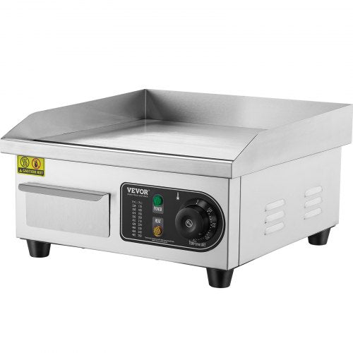 Commercial Electric Griddle 1700W Countertop Flat Top Grill 122572