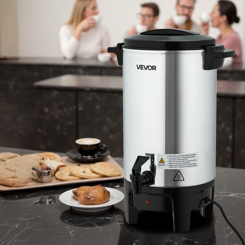 Commercial Coffee Urn 30 Cup 4.5 L Hot Beverage Dispenser with Dripless