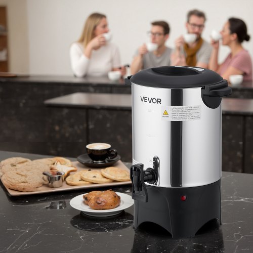 Commercial Coffee Urn 30 Cup 4.5 L Hot Beverage Dispenser with Dripless 1