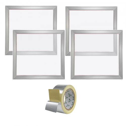 Screen Printing Kit 4 Pieces Aluminum Silk Screen Printing Frames