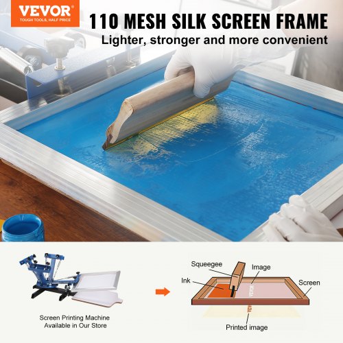 Screen Printing Kit 6 Pieces Aluminum Silk Screen Printing Frames