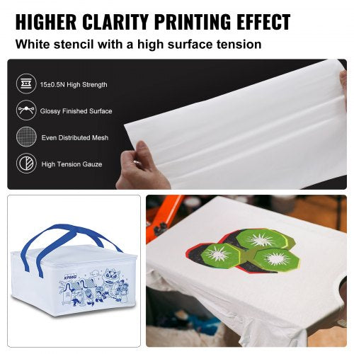 Screen Printing Kit 6 Pieces Aluminum Silk Screen Printing Frames