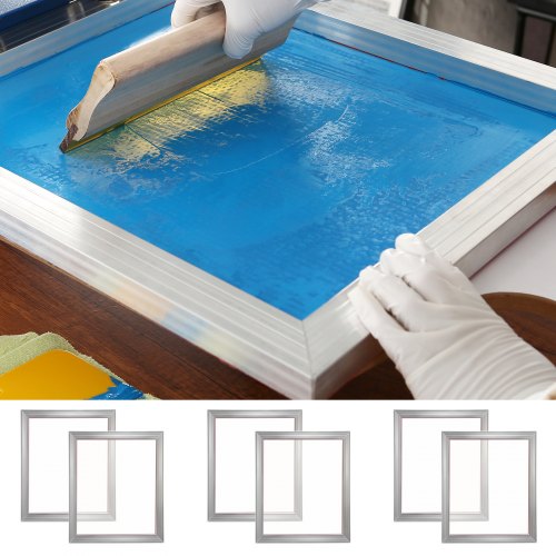 Screen Printing Kit 6 Pieces Aluminum Silk Screen Printing Frames