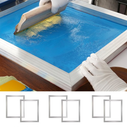 Screen Printing Kit 6 Pieces Aluminum Silk Screen Printing Frames