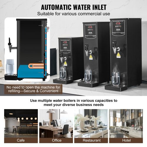 Commercial Water Boiler Electric Hot Water Dispenser with 316 Stainless