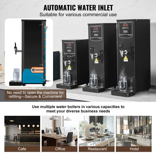 Commercial Water Boiler Electric Hot Water Dispenser with 316 Stainless