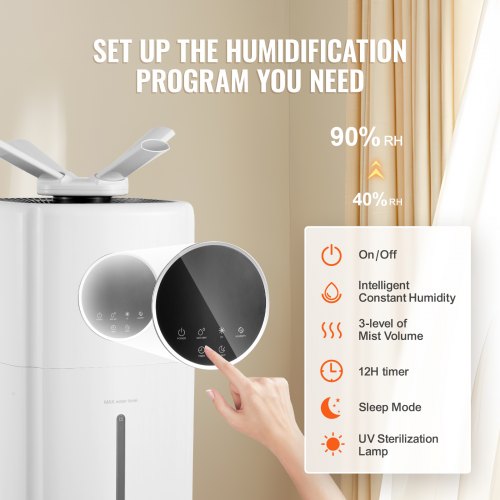 Commercial Humidifier 55 Gal21L 406 ozh Cool Mist Output Industrial