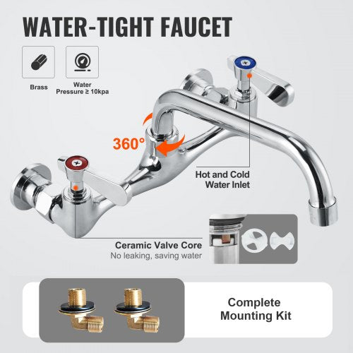 Stainless Steel Prep Utility Sink 1 Compartment Free Standing Small Include