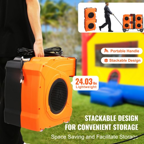 Inflatable Blower 1500W 2 2.1 HP Bounce House Blower Pump Commercial