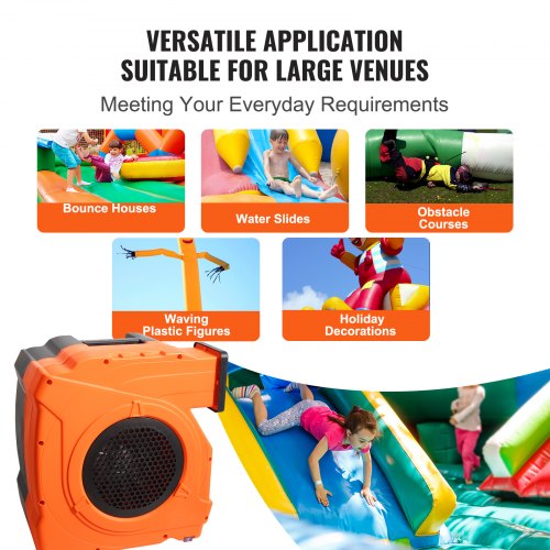 Inflatable Blower 1500W 2 2.1 HP Bounce House Blower Pump Commercial