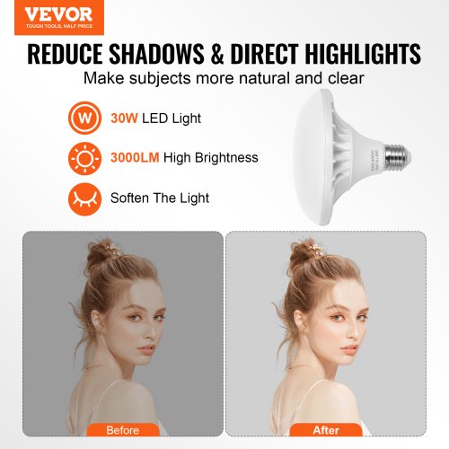 Softbox Lighting Kit 20 x 28 Professional Softbox with 30W 5500K LED