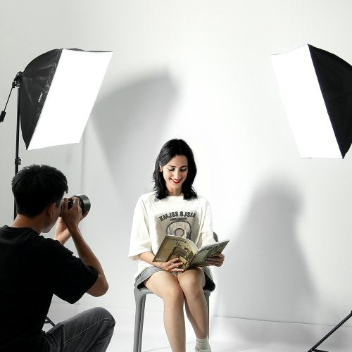 Softbox Lighting Kit 24 x 24 Professional Softbox with 30W 5500K LED
