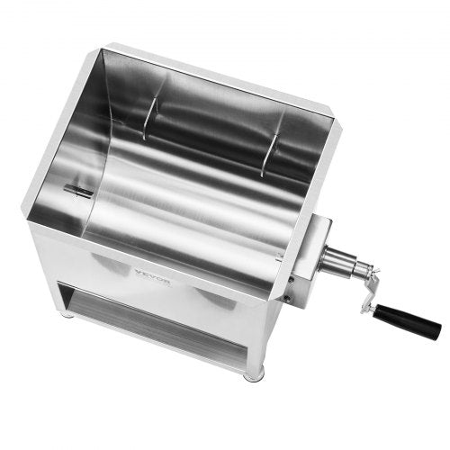 Manual Meat Mixer 60L Fixed Tank Meat Processing EquipmentMixing Max 60LBS