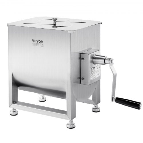 Manual Meat Mixer 60L Fixed Tank Meat Processing EquipmentMixing Max 60LBS