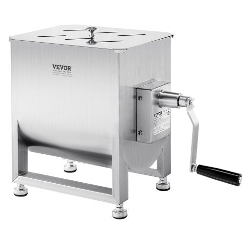 Manual Meat Mixer 30L Fixed Tank Meat Processing EquipmentMixing Max 30LBS