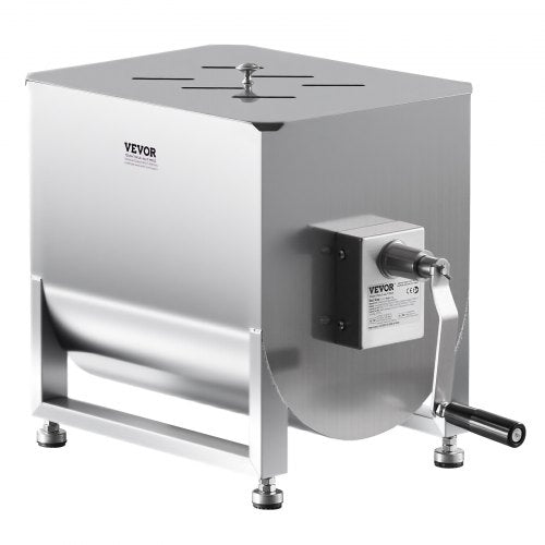Manual Meat Mixer 80L Fixed Tank Meat Processing EquipmentMixing Max 80LBS