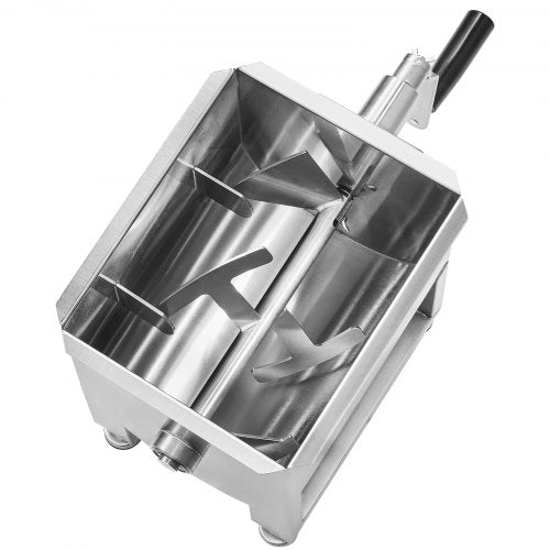 Manual Meat Mixer 15L Fixed Tank Meat Processing EquipmentMixing Max 15LBS