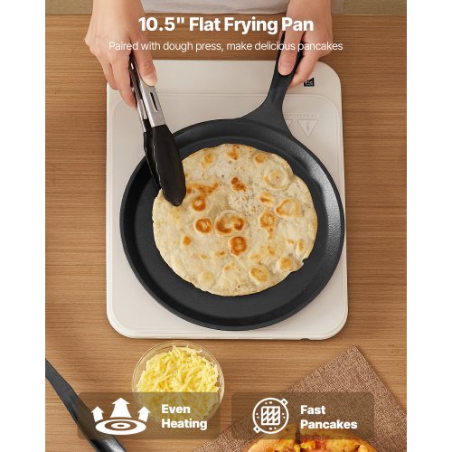Tortilla Press 10 Inch Cast Iron Tortilla and Roti Maker Heavy Duty
