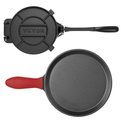 Tortilla Press 10 Inch Cast Iron Tortilla and Roti Maker Heavy Duty