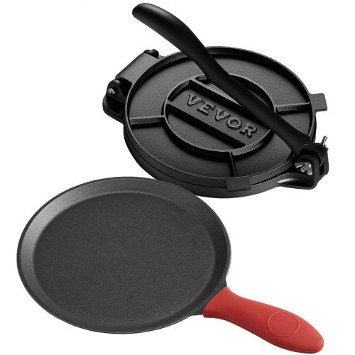Tortilla Press 10 Inch Cast Iron Tortilla and Roti Maker Heavy Duty