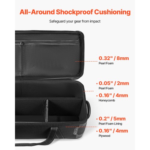 Studio Equipment Trolley Case 3583 x 1181 x 14 in 91 x 30 x 35.5 cm
