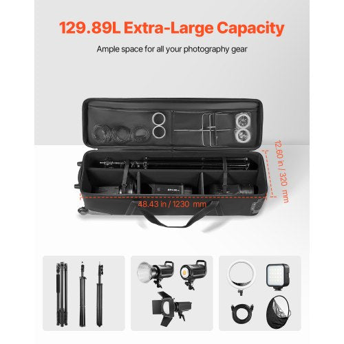 Studio Equipment Trolley Case 5157 x 1437 x 1496 in 131 x 365 x 38