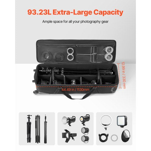 Studio Equipment Trolley Case 4646 x 1457 x 1181 in 118 x 37 x 30 cm