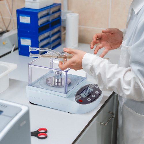 Analytical Balance 500 gram x 0001g Accuracy High Precision Lab Scale 13