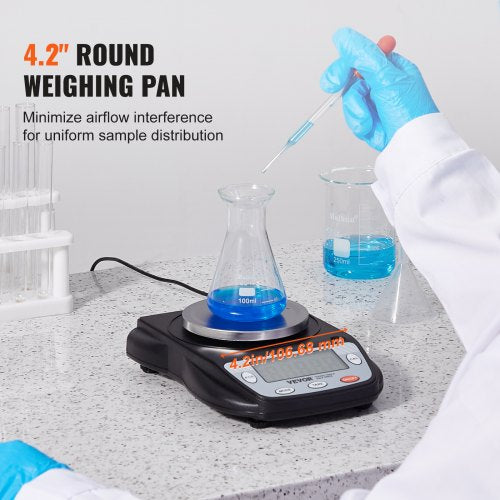 Analytical Balance 600g x 001g Accuracy High Precision Lab Scale 6 Units