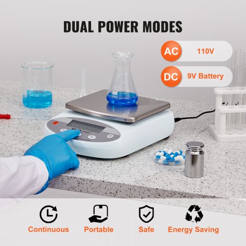 Analytical Balance 3000g x 001g Accuracy High Precision Lab Scale 13