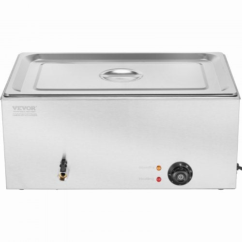 Commercial Electric Food Warmer Countertop Buffet 119Qt Pan Bain Marie – 18 L