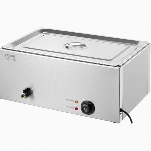 Commercial Electric Food Warmer Countertop Buffet 119Qt Pan Bain Marie – 18 L