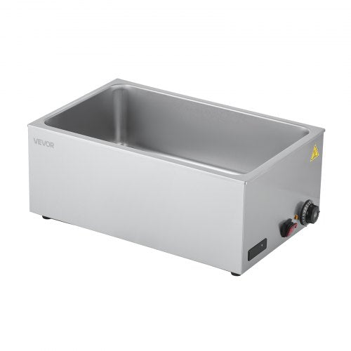 Commercial Food Warmer 1200W Electric Stainless Steel Steam Food Warmer