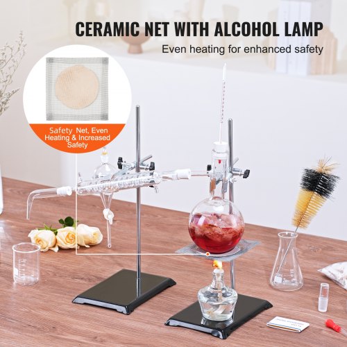 Essential Oil Distillation Kit 500ml Distillation Apparatus 33 Boro Lab