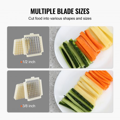 Electric French Fry Cutter Potato Slicer with 12Inch and 38Inch