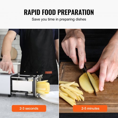 Electric French Fry Cutter Potato Slicer with 12Inch and 38Inch